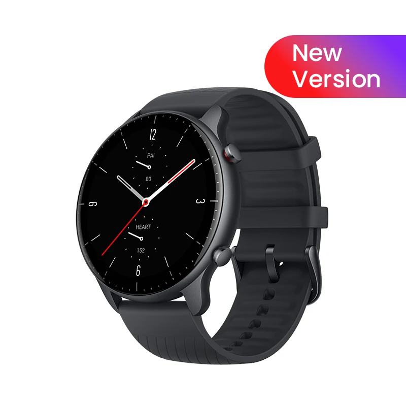 Amazfit GTR 2 스마트 워치, 알렉사 내장 곡선 베젤리스 디자인, 매우 긴 배터리 수명 스마트 워치, 46mm, 새 버전