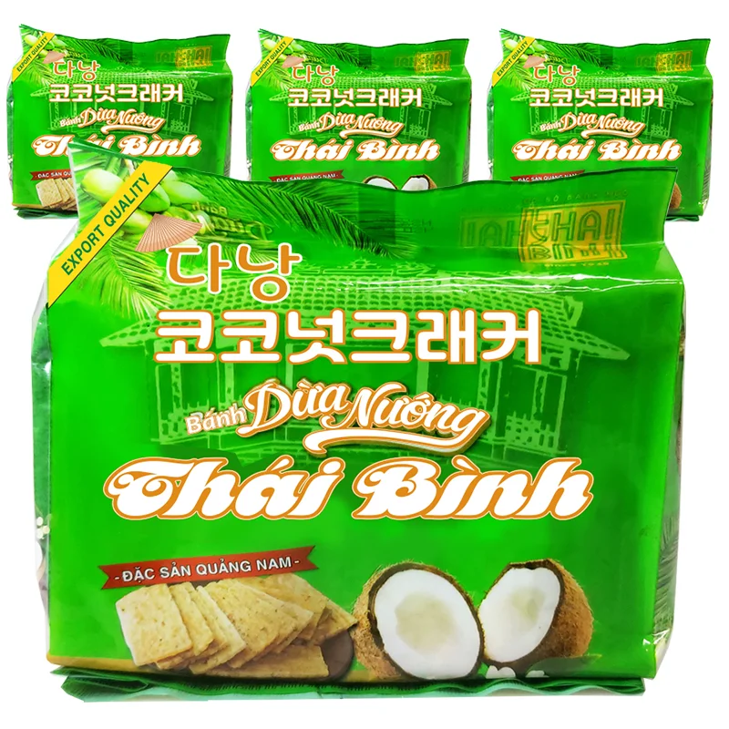 타이 빈 반두아농 다낭 코코넛 크래커 180g x 4개 묶음