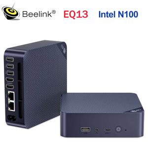 2024 Beelink EQ13 인텔 N200 미니 PC, 16G DDR4 500G SSD N100, 4K 듀얼 HDMI, WIFI6 BT5.2, 조용한 오피스 데스크탑 컴퓨터, VS EQ12