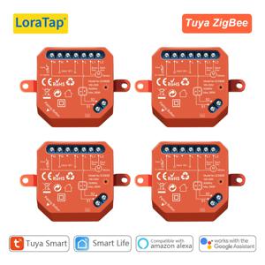 LoraTap ZigBee 셔터 스위치 모듈, 전동 커튼 블라인드, 투야 스마트 라이프 롤러, 알렉사 구글 홈, ZigBee2MQTT