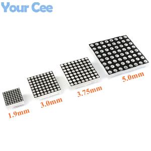 LED 격자 레드 디스플레이 모듈, 디지털 튜브, DIY용 공통 양극 스크린, 8x8, 8x8 도트 매트릭스, 1.9mm, 3mm, 3.75mm, 5mm