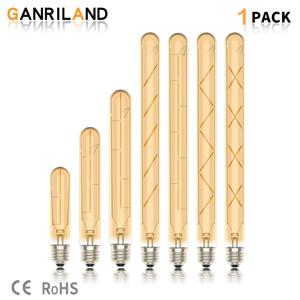 빈티지 에디슨 LED 조명 램프 T185 T225 T300 LED 전구 E27 2W 3W 4W 5W 6W 7W 8W 220V, 레트로 불꽃 조명 홈 장식