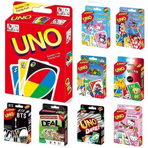 Mattel UNO 게임 가족 재미있는 엔터테인먼트 보드 게임, 재미있는 카드 놀이, 어린이 장난감 선물 상자, UNO 카드 게임