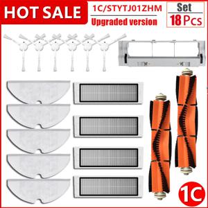 Hepa 필터 메인 사이드 브러시 걸레 천 샤오미 Mijia 1C STYTJ01ZHM T1 Dreame F9 로봇 진공 청소기 액세서리