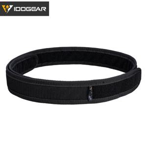 IDOGEAR 남성용 전술 벨트, 스포츠 이너 벨트, 허리 벨트, 나일론 블랙 3418, 1.7 인치