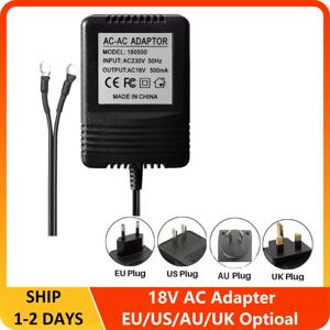 초인종 전원 어댑터 18V AC 500mA 5M 16FT 케이블 길이 Tuya 스마트 비디오 초인종 용 230V 120V 변압기 충전기 액세서리