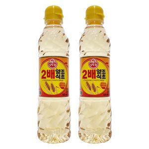 오뚜기 2배 양조식초 500ml 2개