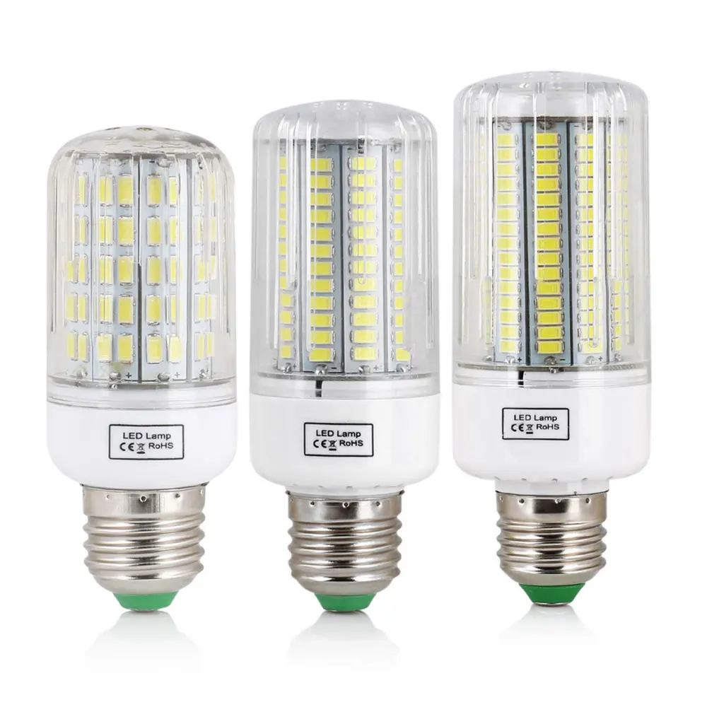 E27 LED 옥수수 전구 SMD 5730 7W 12W 15W 20W 25W 30W 45W 홈 인테리어 램프 샹들리에 스포트라이트, 30 42 64 80 89 136 165LED