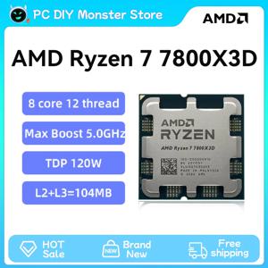 AMD Ryzen CPU RYZEN 프로세서, PC 게이머 키트, 8 코어, 16 스레드, 120W, 5nm 소켓, AM5 프로세서, Ryzen 7 7800X3D, 신제품