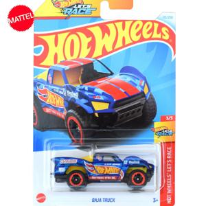 Mattel 핫 휠 자동차 1/64 다이캐스트 115 렛츠 레이스 바자 트럭 차량 모델 장난감, 남아용 컬렉션 생일 선물, C4982