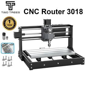 TWOTREES CNC 루터 TTC3018S 조각 Pcb 밀링 머신, Grbl 제어 CNC 도구, CNC 3018 프로 금속 레이저 조각기