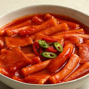 GBROWA 토끼밀 오리지널 즉석 떡볶이 4세트(떡+소스) + 어묵100g 총 8인분 외