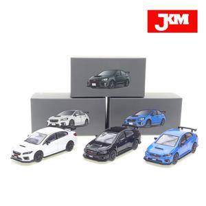 JKM 1/64 스바루 WRX STI 자동차 합금 장난감, 자동차 다이캐스트 금속 모델, 남아용 크리스마스 선물 장난감