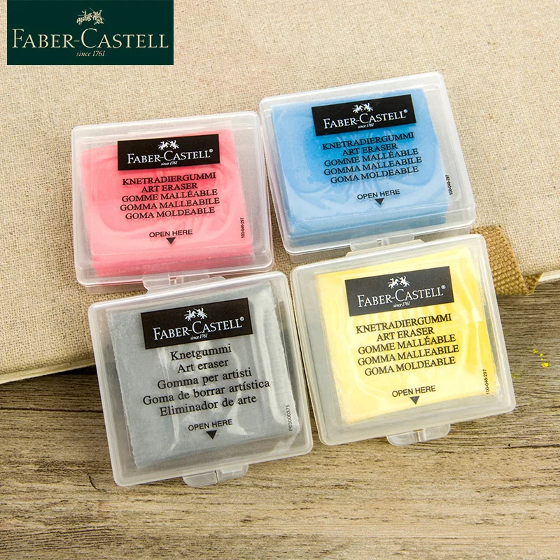 Faber-Castell 소프트 아트 지우개, 플라스틱 고무, 하이라이트 주무르기, 아트 피오팅 디자인, 스케치 지우개 문구