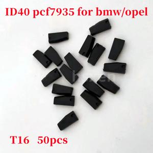 10-50 개/묶음 ID40 PCF7935 id44 T16 칩 자동 트랜스 폰더 칩 BMW Vauxhall Opel Agila Astra Combo Coesa Omega CAR chip