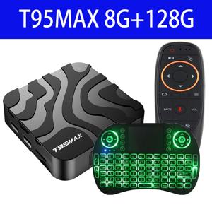 H618 스마트 TV 박스, T95 MAX 안드로이드 12, 6K 3D 와이파이 2.4G 및 5.8G 램, 8G 롬, 128GB 64GB BT 구글 보이스 미디어 플레이어, 빠른 셋톱 박스