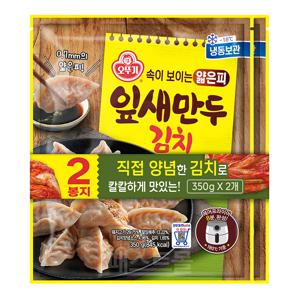 오뚜기 잎새만두 김치(350g X 2개) 700g