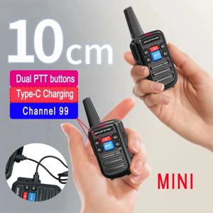 BF-C50 baofeng 워키토키, UHF 400-470MHz, 16 채널, 휴대용 양방향 라디오 토키, 이어피스 bf888s 트랜시버 포함