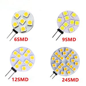 G4 LED 램프 전구, DC 12V, 1W, 2W, 3W, 4W, 온백색, 냉백색, 5050SMD, 6, 9, 12, 24LED 샹들리에 조명