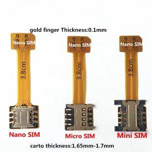 하이브리드 더블 듀얼 SIM 카드 마이크로 SD 어댑터, 안드로이드 익스텐더 2, 나노 마이크로 SIM 어댑터, 샤오미 레드미 삼성에 적합한 휴대폰용