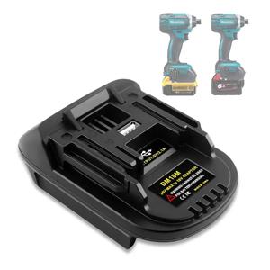 전동 공구 어댑터 컨버터 DM18M 배터리 어댑터, Dewalt DCB200 DCB205 20V 리튬 to Makita BL1830