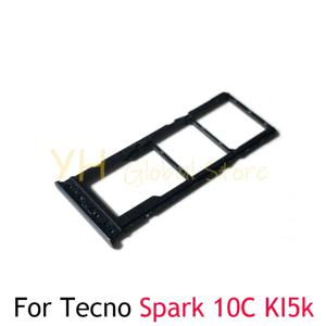 거치대 심 카드 슬롯 트레이, Tecno Spark 10C KI5k KI5m KI5 심 카드 수리 부품