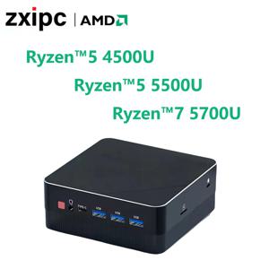 ZXIPC 데스크탑 미니 PC 게이머 컴퓨터, 라이젠 7 5825U 4500U 5500U, 윈도우 11 프로 DDR4 16GB, 32GB, 512GB, Nvme SSD, WIFI6 BT5.2