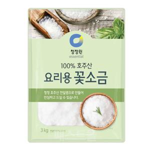 청정원 호주산 요리용 꽃소금 3kg