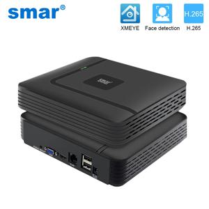 Smar H.265 CCTV NVR 8CH 9CH 16CH 32CH 5MP 4K IP 카메라용, 얼굴 감지 지원, 이메일 알람 비디오 레코더, XMEYE 앱, Onvif