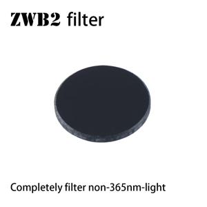 Convoy 손전등 ZWB2 필터, S2 S2 + 토치 라이트, 직경 20.5mm, 두께 2mm, 필터 가시 광선, 365nm UV에 적합