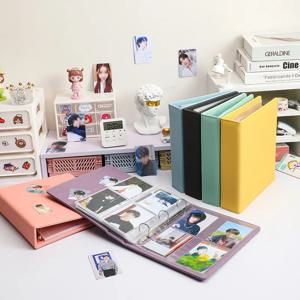 A5 3 인치 앨범 포토 카드 바인더 Instax 미니 앨범 스크랩북 사진 수집 책 Kpop 카드 바인더