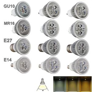 가정용 LED 전구, 웜, 네츄럴, 콜드 화이트 LED 램프, 85-265V LED 스포트라이트, 9W, 12W, 15W, GU10, MR16, E27, E14, 110V, 220V