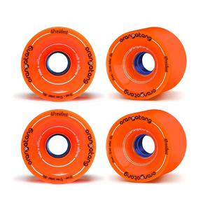 Orangatang 스케이트보드 바퀴, 랜드 서핑보드 부품, 높은 탄력 및 내마모성, 롱 보드, 70mm, 65mm