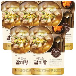 아워홈 뼈없는 갈비탕 400g 5개