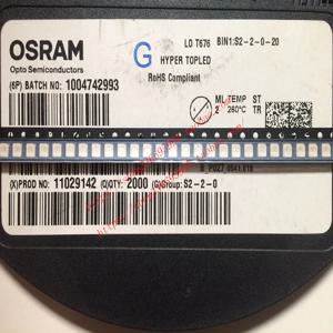 50PCS/오스람 LOT676 SMD 3528 오렌지 605nm 오렌지 라이트 자동차 악기 LED 램프 구슬