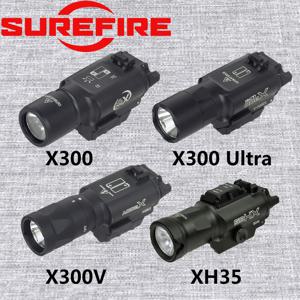 SureFire Tactical X300 X300U Ultra X300V XH35 Metal Pistol Gun Strobe LED Light Fit 20mm Rail Airsoft Weapon Hunting Flashlight