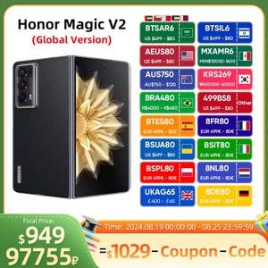 Honor Magic V2 글로벌 버전 접이식 LTPO OLED 120Hz 디스플레이, 7.92 인치 50MP 후면 카메라, 스냅드래곤 8 + 2 세대 5000mAh 66W NFC, 5G