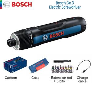 Bosch GO 3 무선 미니 핸드 드릴 전기 스크루 드라이버, 가정용 다기능 전동 공구, 충전식 스크루 드라이버, 3.6V, 5Nm