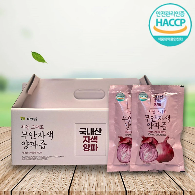 자연을 먹은 자색 양파즙 100ml x 100팩