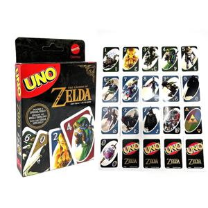 Mattel Games UNO 젤다의 전설 그래픽 및 특별 규칙, 가족의 밤 카드 게임