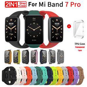 Mi Band 7 Pro 용 교체 스트랩 Xiaomi Mi Band 7 Pro 용 실리콘 스트랩 MiBand 7Pro 액세서리 용 팔찌 시계 밴드