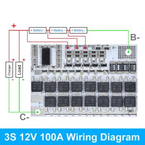 TZT 리튬 배터리 보호 회로 기판, 밸런스 충전, 리튬 이온 LMO, 5S, 4S, 3S, BMS, 100A, 21V, 18V, 16.8V, 12V, 18650