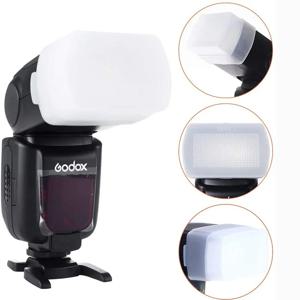 Godox 플래시 디퓨저 돔 바운스 핏, 캐논 스피드라이트 580EX 580EX II Godox V850 860II TT685 TT600 TT520II Yongnuo YN-560/565