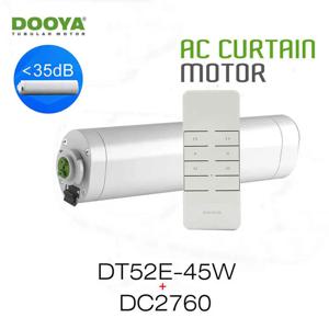 Dooya 홈 오토메이션 개폐 전동 커튼 모터, DT52E, 45W + DC2760, 2 채널 이미터, Broadlink Rm 프로 와이파이 제어