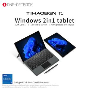 ONE-NETBOOK T1 노트북 Windows 2에서 1 태블릿 인텔 12th Gen i7-1260P i5-1240P 16G + 512GB/1 테라바이트/2 테라바이트 13 