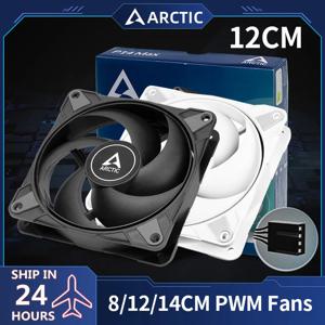 ARCTIC P12MAX 8cm/12cm/14cm 케이스 팬 PWM 2800RPM 대용량 CPU 냉각 팬 12V 4Pin 저소음 PC 컴퓨터 케이스 쿨러