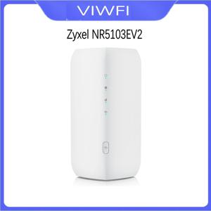 ZYXEL 잠금 해제 실내 라우터, CPE PK H122-373, NR5103EV2 5G NR, 4.7Gbps WiFi6 4G LTE Cat19 SIM 카드, 99% 신제품