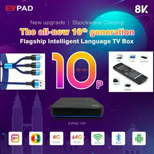 EVPAD TV 박스 2024, 아시아 셋톱 박스, 10P, 4GB64GB, EVPAD 10S, 2GB32GB, 핫 셀러