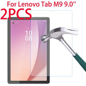 레노버 탭 M9 용 강화 유리 필름, 태블릿 화면 보호기 필름, 레노버 탭 M9 M 9 TB-310FU TB-310XU, 9.0 인치, 2 개