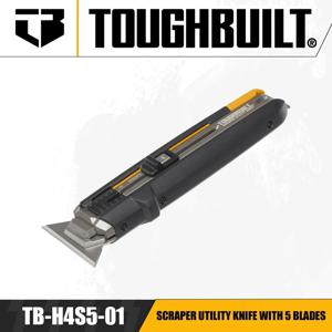 TOUGHBUILT TB-H4S5-01 스크레이퍼 유틸리티 나이프, 5 날 수공구